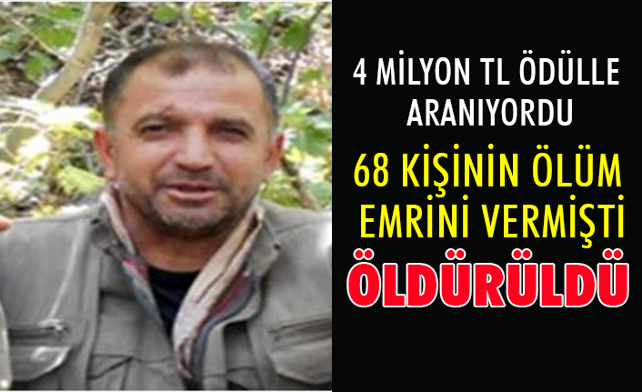 Kırmızı listede Adı Bulunan terörist Bitlis'te öldürüldü!
