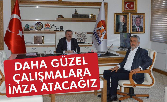Rektör Sait Bilgiç; Başkan Özdemir'i Makamında Ziyaret Etti