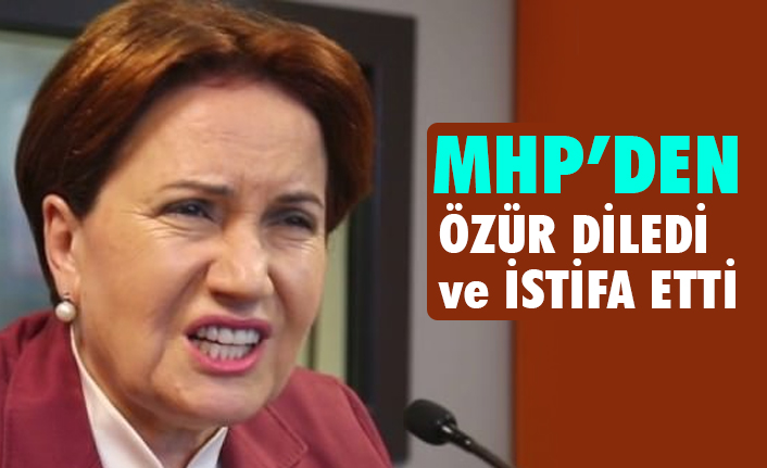 MHP'den, Türk Milletinden Özür Diledi ve İstifa Etti