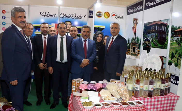 TÜYAP Samsun Fuarına yöresel organik ürünleriyle katılan Kavak'a İlgi
