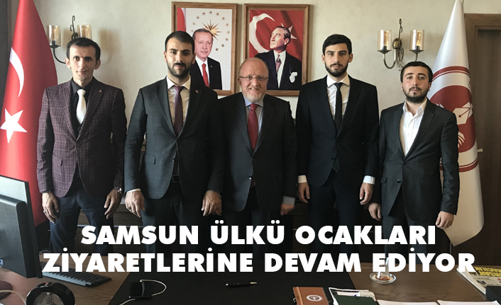 Ülkü Ocakları'ndan Canik Belediyesi ve Samsun Üniversitesi'ne Ziyaret