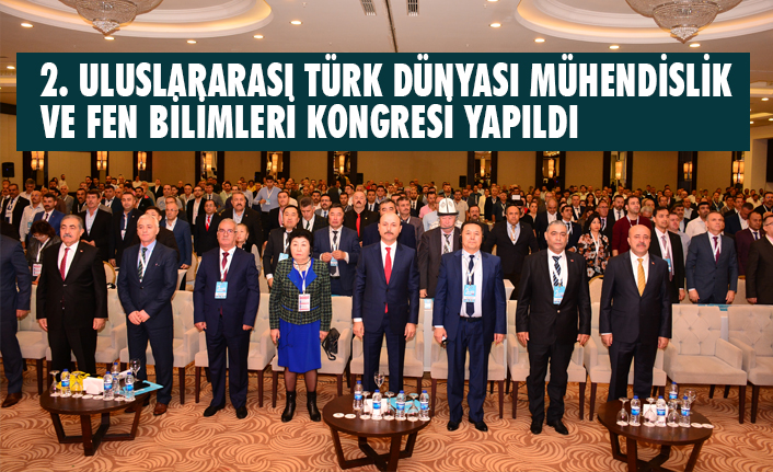 2. Uluslararası Türk Dünyası Mühendislik ve Fen Bilimleri Kongresi