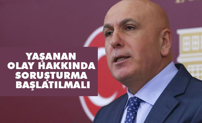 İsmail Ok, Bandırma'da yaşanan olay hakkında soruşturma başlatılmalı