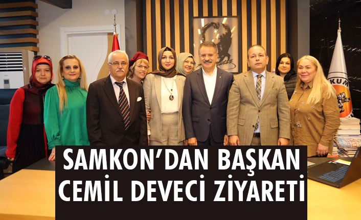 SAMKON Genel Başkanı Sezgin Gümüş Başkan Deveci'yi Ziyaret Etti
