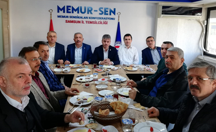 Samsun Memur-Sen Engelliler Komisyonu Şube Başkanları ile bir araya geldi