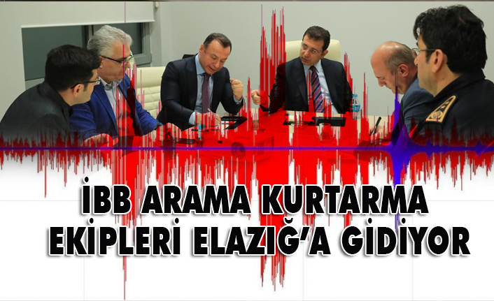 İstanbul Arama Kurtarma Ekipleri Deprem Bölgesi Elazığ'a Gidiyor