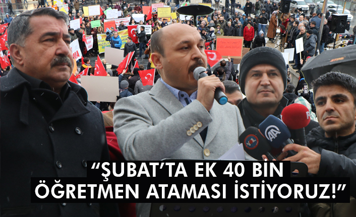 Türk Eğitim-Sen'den 40 bin Öğretmen Ataması Talebi