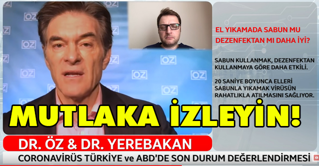 Dr. Mehmet Öz, Conoravirüsü Değerlendirdi; ABD'de Durum Nedir?