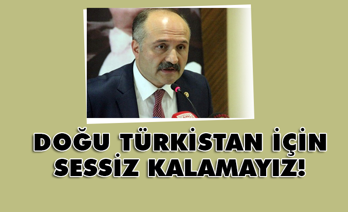Erhan Usta; Doğu Türkistan İçin Sessiz Kalamayız