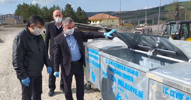 Havza Belediyesine 100 adet çöp 770 litrelik konteynırı geldi