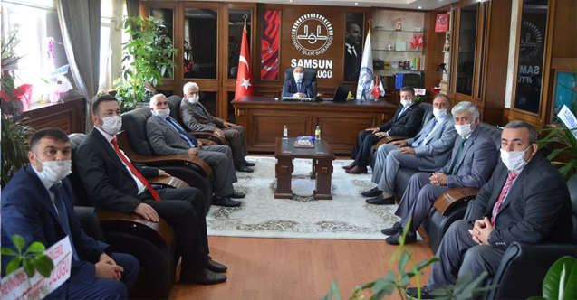 Türk Diyanet Vakıf Sen Samsun Şube'sinden İl Müftüsü Siyfullah Çakır'a Ziyaret
