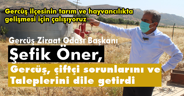 Şefik Öner, Pandemi Süreci’nin Can Damarı Tarım Ve Gıda