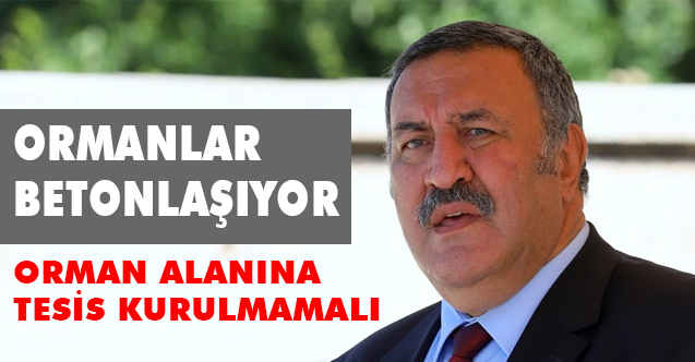 CHP Niğde Milletvekili Ömer Fethi Gürer, Ormanlar Betonlaşıyor
