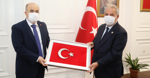 Samsun Valisi Zülkif Dağlı'dan Başkan Demirtaş'a İadei Ziyaret