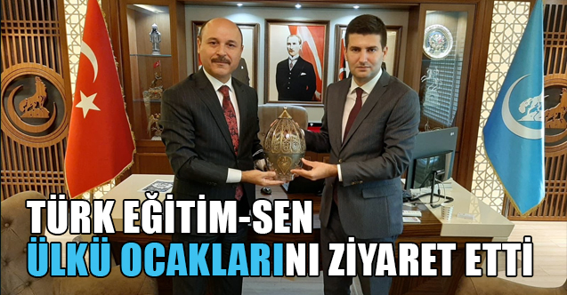 Türk Eğitim-den Ülkü Ocakları Genel Başkanı Ahmet Yiğit Yıldırım Ziyareti
