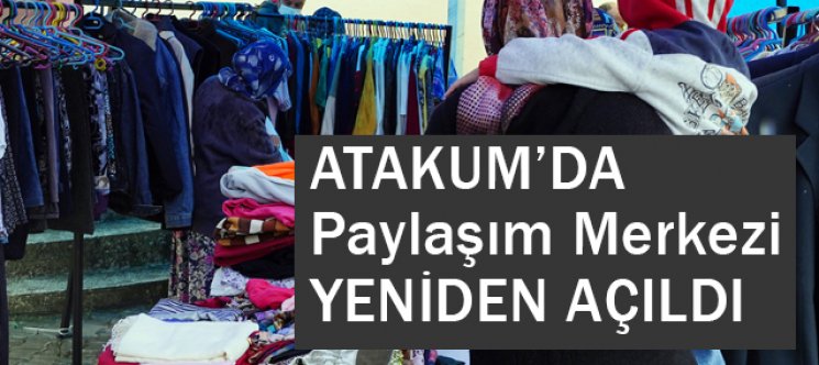 Atakum'da Paylaşım Merkezi yardımseverler ile ihtiyaç sahiplerini buluşturuyor
