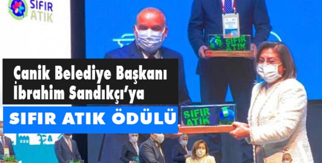 Sandıkçı "Belediyeler için Sıfır Atık Fikir Projesi" Yarışmasında ödül Aldı