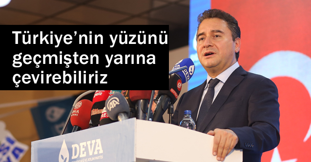 Ali Babacan, partisinin 1. Olağan Şanlıurfa İl Kongresi’nde konuştu