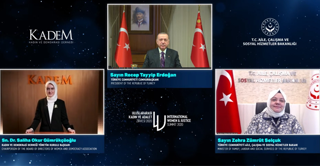 Erdoğan, 4’üncü Kadın ve Adalet Zirvesi'nin Açılışını Yaptı