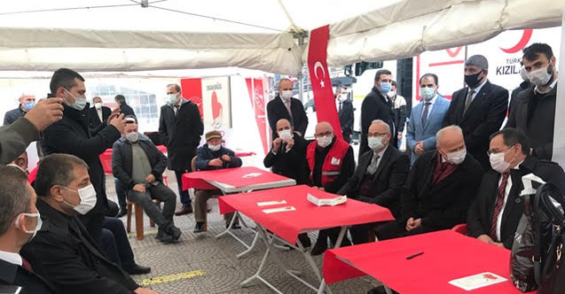 MHP İçe Başkanı Özcan Kınalı Bağış Kampanyasına Destek Verdi