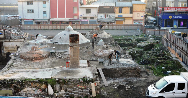 Samsun'da Büyük Cami önündeki dükkanların imarlarıyla ilgili çalışma bitti