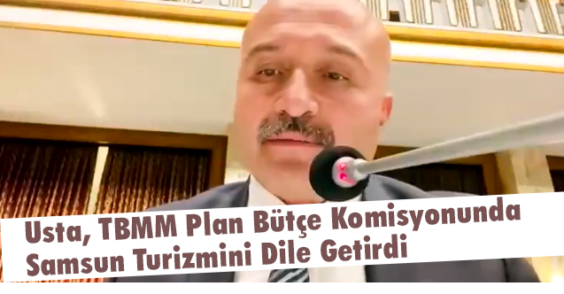 Usta, TBMM Plan Bütçe Komisyonunda Samsun Turizmini Dile Getirdi