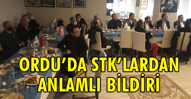 Ordu'da STK'lar Çevre Sorunları İçin Ortak Mücadele Etme Kararı Aldı