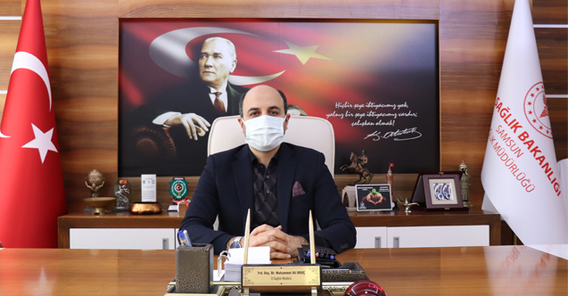 Samsun İl Sağlık Müdürü Oruç'tan Basın Açıklaması