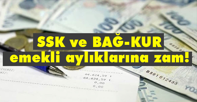 Bağkur, SSK ve Memur ve emekli maaş zammı belli oldu!