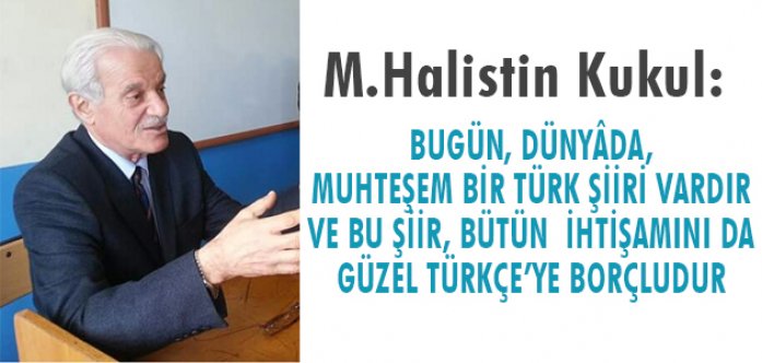 M. Halistin Kukul'la Şiir Hakkında Röportaj