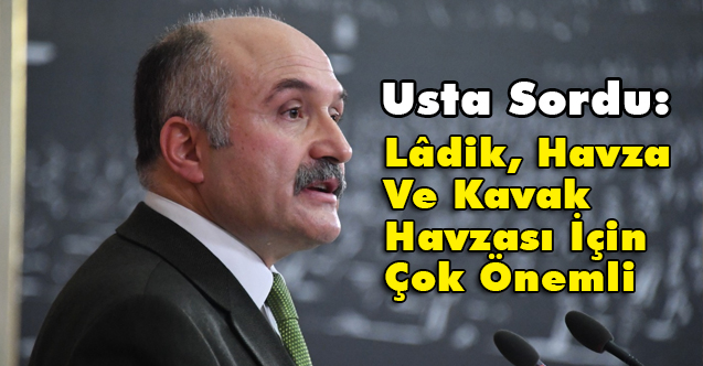 Erhan Usta Sordu: Lâdik, Havza Ve Kavak Havzası İçin Çok Önemli