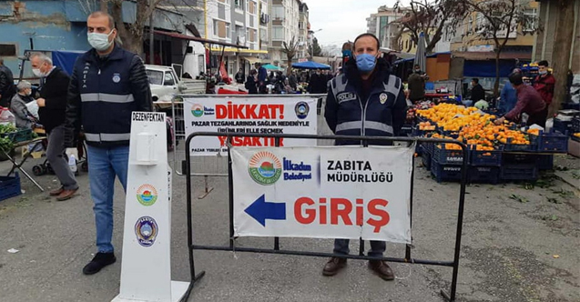 İlkadım’da Pazarlara Hes Kodsuz Girişlere Müsaade Edilmeyecek