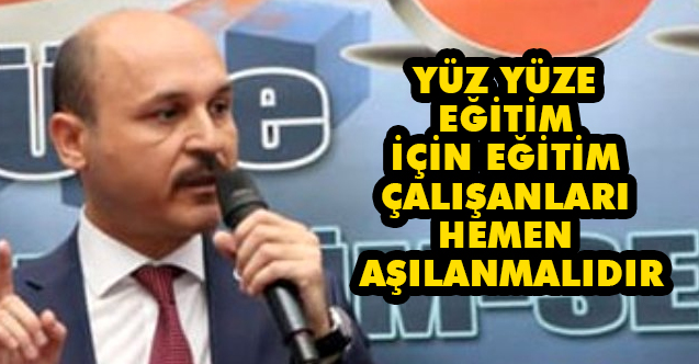 Talip Geylan, Yüz yüze eğitim kararı hakkında açıklamalarda bulundu