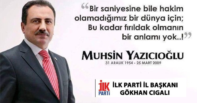 Gökhan Cıgalı, Muhsin Yazıcıoğlu'nu vefatının 12. yılında Andı