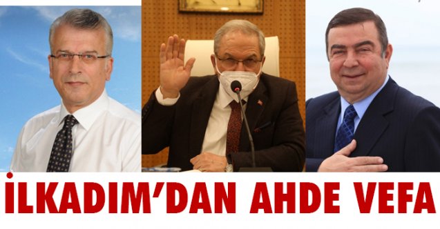 İlkadım Meclisinden İhsan Kalkavan ve İbrahim Özyer'e Ahde Vefa
