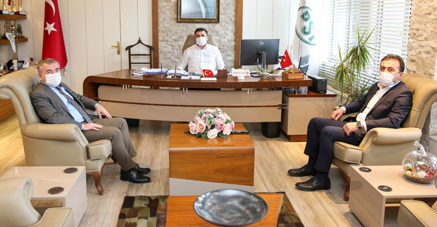 Özdemir ve Kayan’dan DSİ 7. Bölge Müdürü Gökçe’e ziyaret