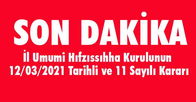 Samsun İl Umumi Hıfzıssıhha Kurulu toplandı: İşte Yeni Kararlar
