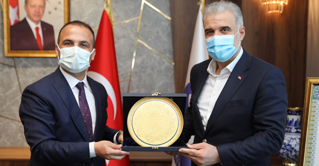 Başkan Kibar, AK Parti İstanbul İl Başkanı Kabaktepe’yi ağırladı