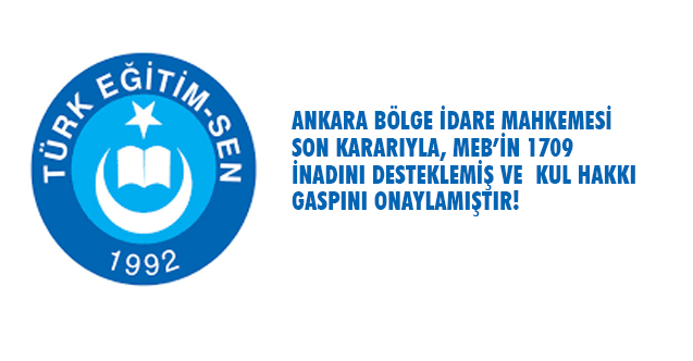 Ankara bölge idare mahkemesi son kararıyla kul hakkı gaspını onaylamıştır!