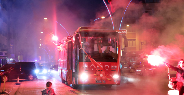 Havza'da, 25 Mayıs’ın 102. Yıl Dönümü için konvoy