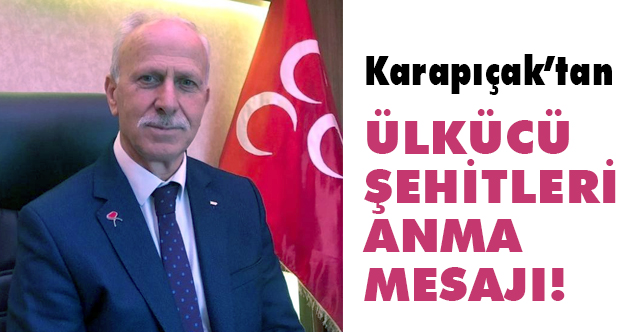 MHP Samsun İl Başkanı Abdullah Karapıçak Ülkücü Şehitleri Andı