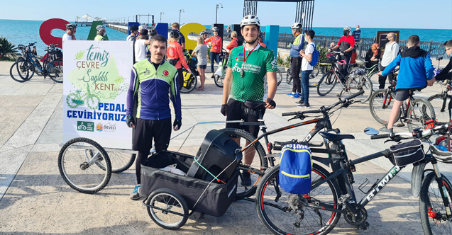 Atakum'da 'Temiz çevre, sağlıklı kent için pedal çeviriyoruz' etkinliği