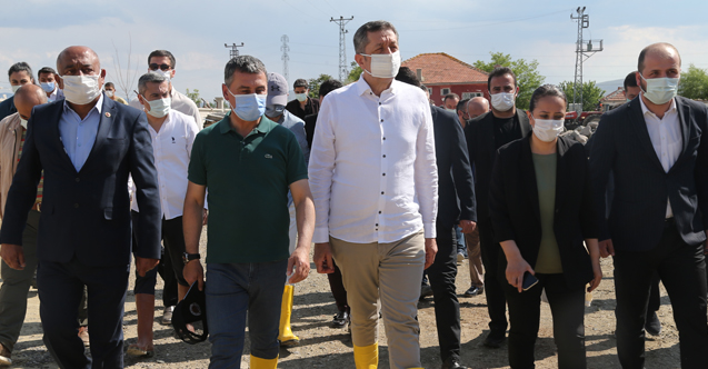 Bakan Selçuk, Kaymakam Bilgihan ve Başkan Şimşek Gölbaşı’nda incelemelerde bulundu