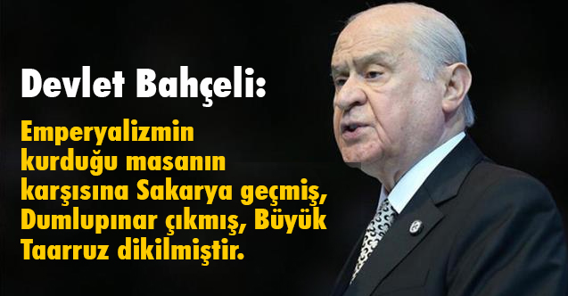 Bahçeli, Lozan, Türk Kurtuluş Savaşı’nın Siyasi ve Diplomatik Tacıdır
