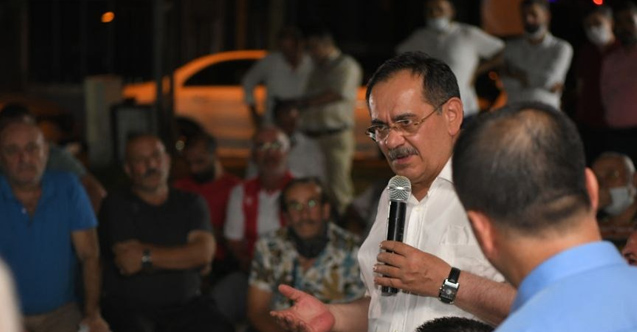 Başkan Demir; Çatalarmut Mahallesi sakinleri ile bir araya gelen