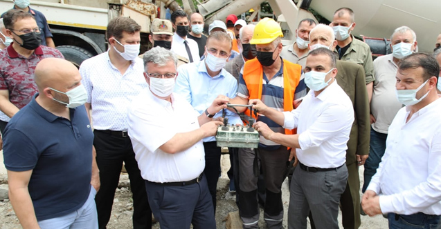 TAYALI’DA YENİ CAMİ İÇİN TEMEL ATMA TÖRENİ DÜZENLENDİ