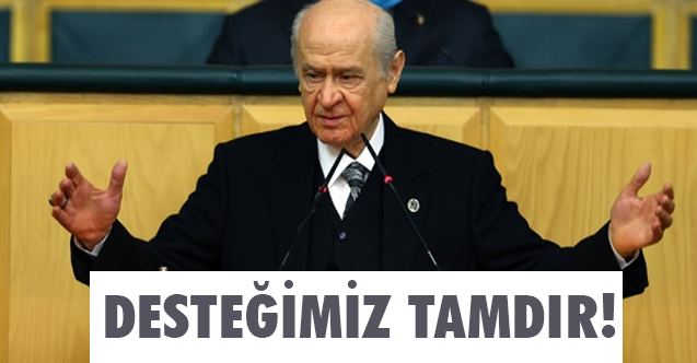 Devlet Bahçeli: Ali Erbaş Doğru Bir İş Yapmıştır, Desteğimiz Tamdır