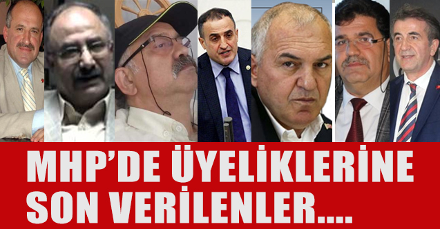 MHP Merkez Disiplin Kurulu Bu isimlerin Parti Üyeliğine Son Verdi