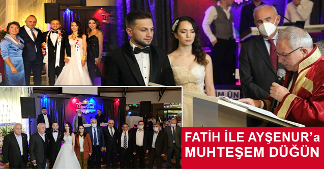 Samsun'da Fatih ve Ayşenur'a Muhteşem Düğün