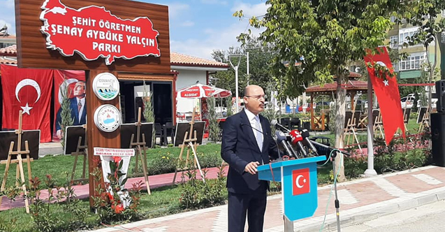 Talip Geylan, Osmancık'ta Şehit Aybüke Yalçın Parkı Açılışına Katıldı